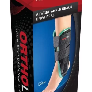 Air Gel Ankle Brace Cold Therapy Easy Adjustable Heel Strap Left Right Use - Image 3
