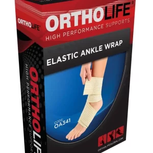 High Quality Elastic Ankle Wrap Universal Comfortable Uniform Compression - Tan - Image 3