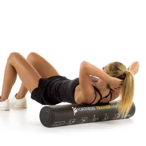 Trainer Foam Roller High Density Foam Muscle Massage 90cm x 15cm Black - Image 10