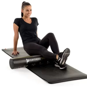 Trainer Foam Roller High Density Foam Muscle Massage 90cm x 15cm Black - Image 12