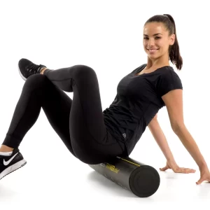 Trainer Foam Roller High Density Foam Muscle Massage 90cm x 15cm Black - Image 6